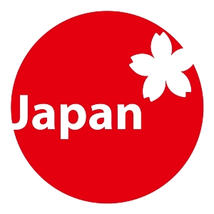 nc-smile Japan 日本 桜 ステッカー 赤 レッド